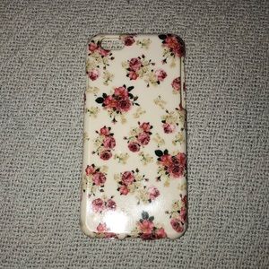 Floral print iPhone 6/6s case